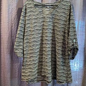 JM Collection 3/4 sleeve top